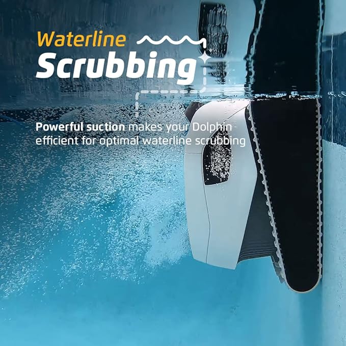 Dolphin (2026 Model) Explorer E50 Wi-Fi Automatic Robotic Pool Vacuum Cleaner, Waterline Scrubber Brush, Ideal for All Pool Up to 50 Feet in Length