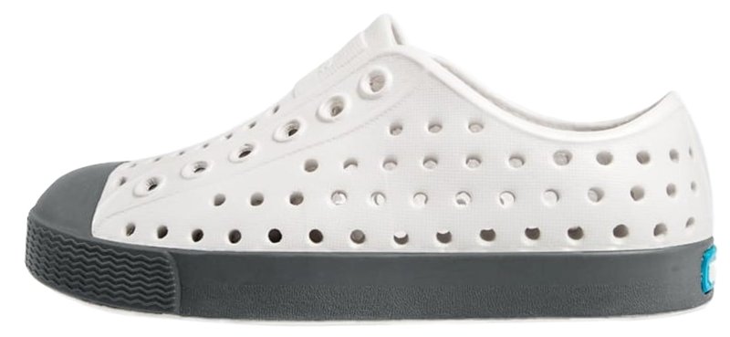 Native Shoes Unisex-Kids Jefferson Sneakers, Cloud Grey/Dublin Grey, 4 Big Kid