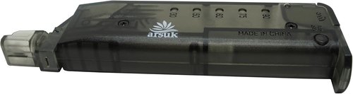 ARSUK 6mm Airsoft Speed Loader with Adapter – Fast Reloading Tool for 90/155/1600 Rounds