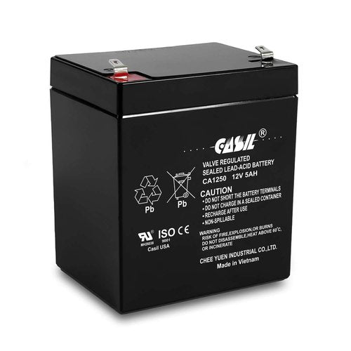 Casil 12V 5AH Replacement Battery Compatible with Razor E125 E150 Electric Scooter Battery