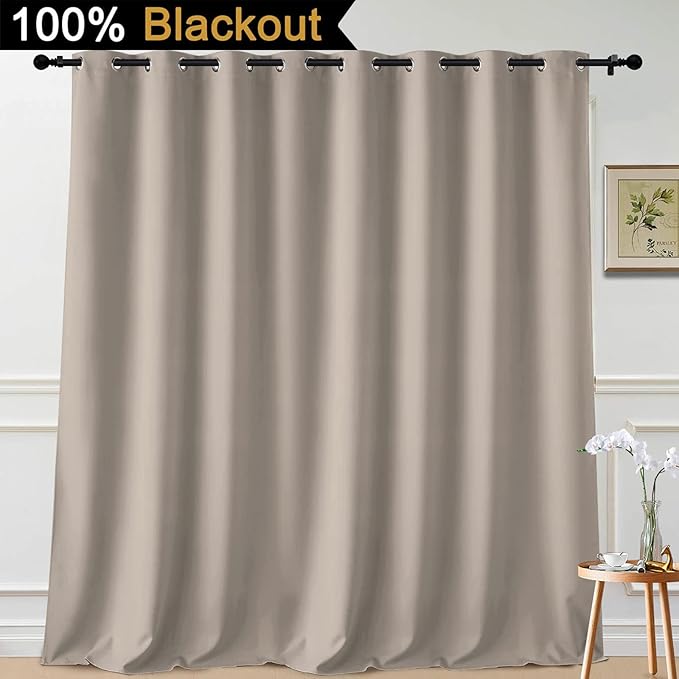 Yakamok Extra Wide 100% Blackout Curtains