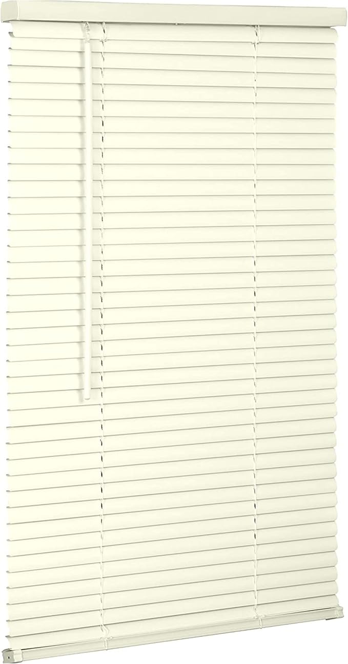 Lotus & Windoware Cordless 1" Vinyl Mini Blind 32" Wide x 64" Long