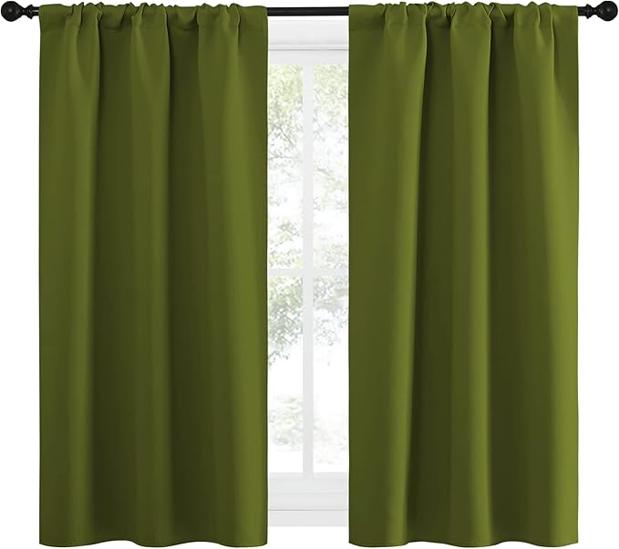 NICETOWN Kitchen Curtains, Short Blackout Curtains & Drapes, Thermal Insulated