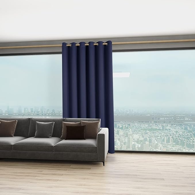 BONZER Room Divider Curtain Total Privacy Wall Wide Thermal Insulated Blackout