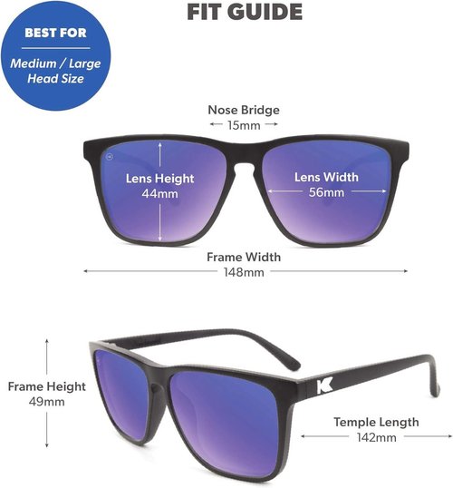 Knockaround Fast Lanes Polarized Sunglasses - Lightweight UV400 Protection for Men & Women