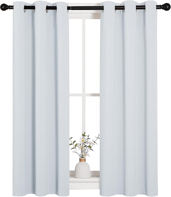 NICETOWN Room Darkening Draperies Curtains Panels, Window Treatment Thermal