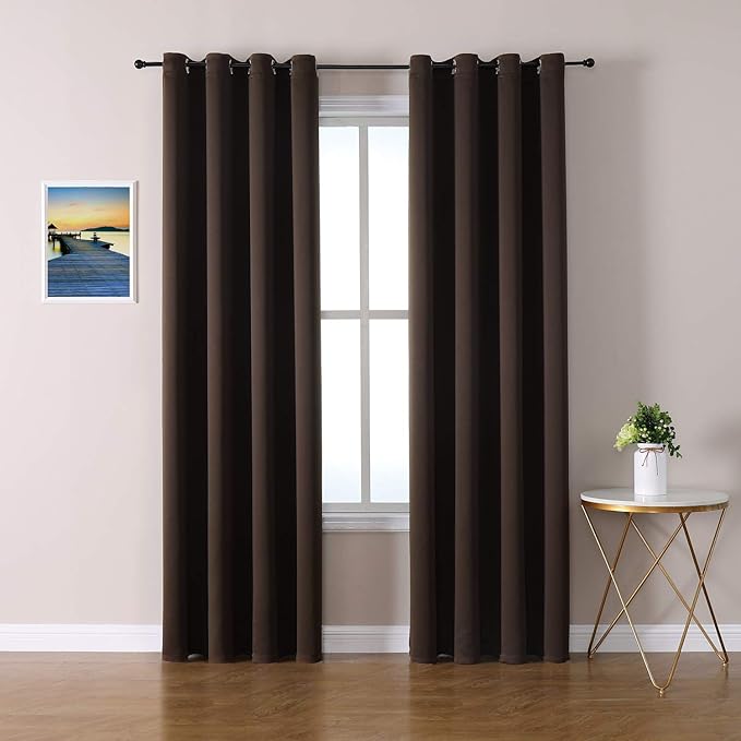 ChrisDowa Grommet Blackout Curtains