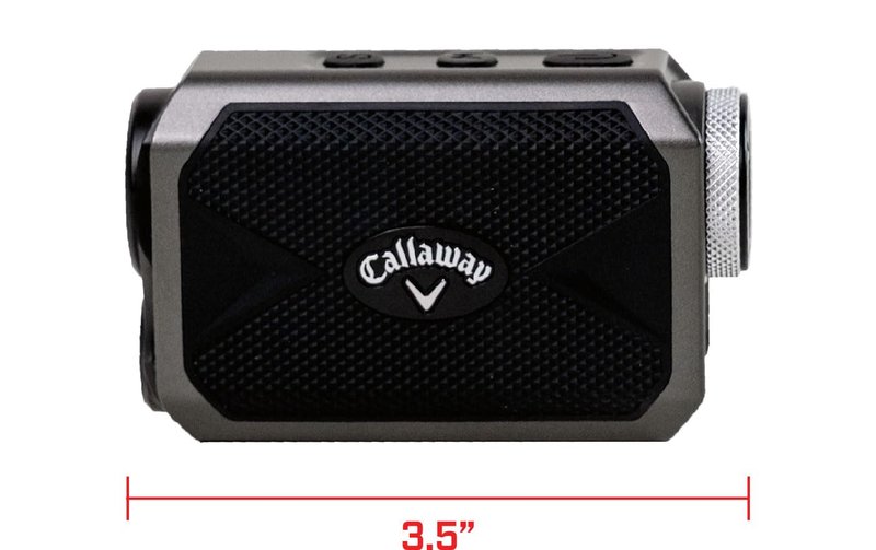 Callaway Micro Pro Golf Laser Rangefinder -Ultra Compact and Rechargeable with Magnetic Cart Mount, Standard, Gray