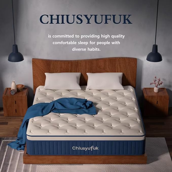 Full Mattress,10 inch Full Size Mattress,Hybrid mattresses,Single,Gel Memory Foam Individually Wrapped Pocket Coils Innerspring Pressure Relief,Soft,CertiPUR-US Certified,Fiberglass-Free,