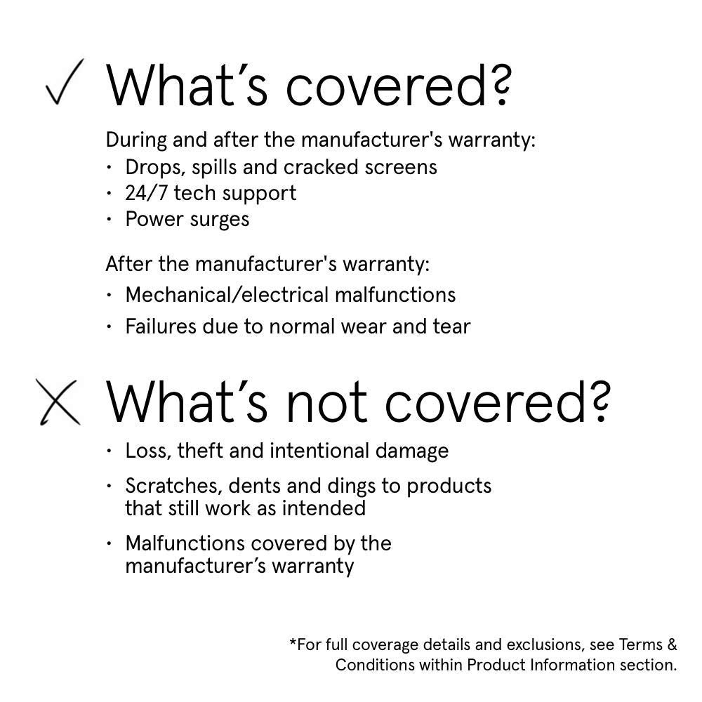 ASURION 2 Year Portable Electronic Accident Protection Plan ($100 - $124.99)
