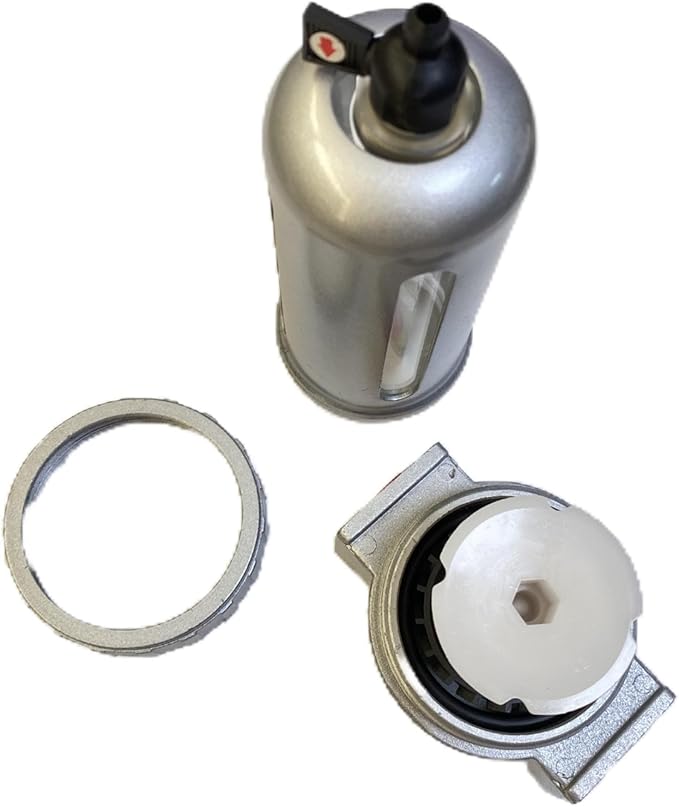 1/2" air compressor water separator Compressor Moisture Trap Filter with Semi-Auto Drain for Cleaner Dryer Compressed Air Lines