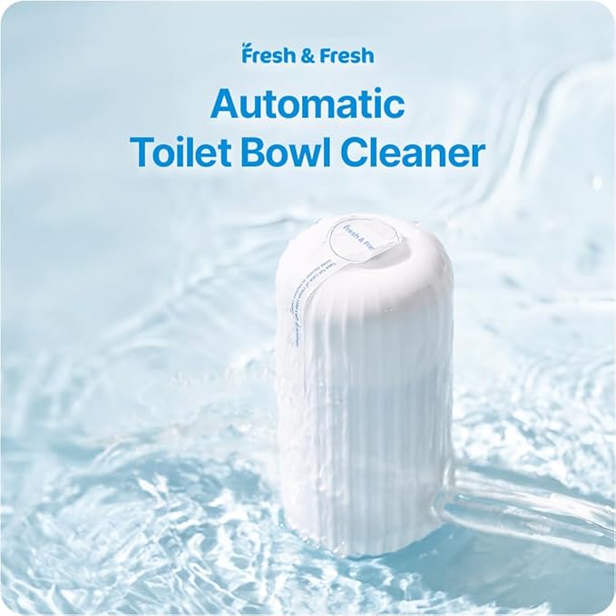 Fresh & Fresh Automatic Toilet Bowl Cleaners - 10 Bottles(UPTO 2500 FLUSHES/Bottle), Commercial and Residential Toilet Cleaner 3-4 MONTH Lasting Toilet Bowl Cleaner Bottle