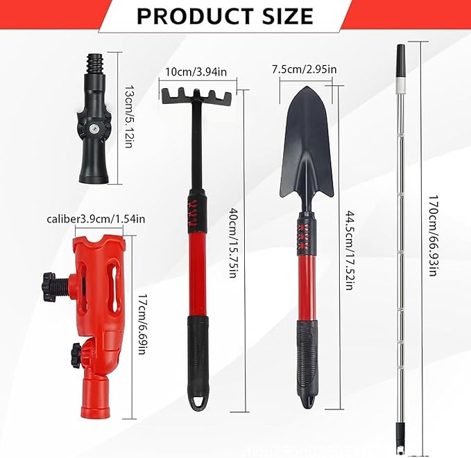 Gutter Cleaning Tools, Long Pole Gutters Cleaning, Roof Gutter Cleaner for Garden, Ditch, Villas from The Ground for Removing Leaves Debris