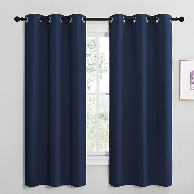 NICETOWN Blackout Draperies Curtains, All Season Thermal Insulated Solid