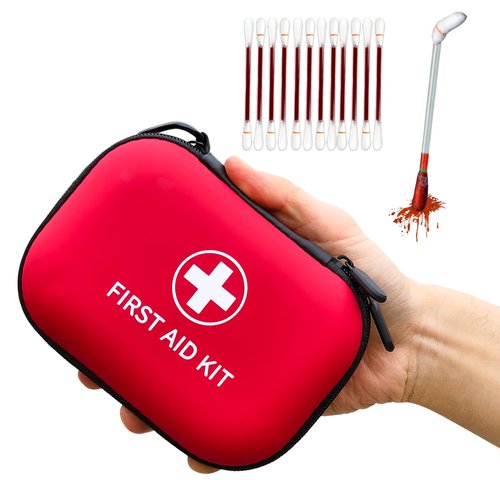 Prelady 138 Pcs Mini First Aid Kit Travel Size, TSA Approved Small First Aid Kit for Car, Hiking & Home, Compact Travel Medicine Kit, Med Kit