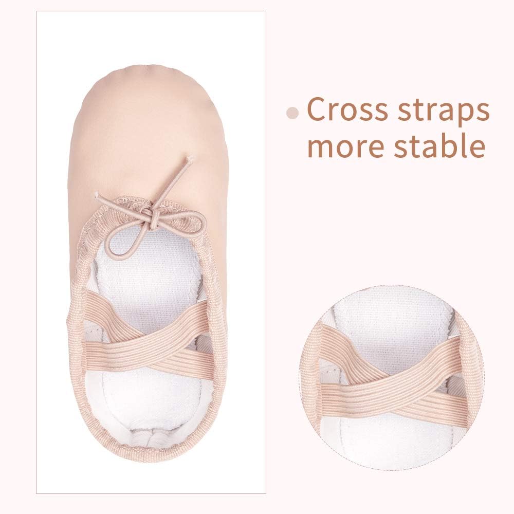 Stelle Ballet Shoes - Soft Leather Slippers for Girls & Boys | Toddler to Big Kid Sizes