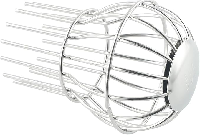 304 Stainless Steel Drain Filter Strainer, Anti-Blocking Round Downspout Mesh Cover for Roof Gutter Cleaning Tool(75MM)