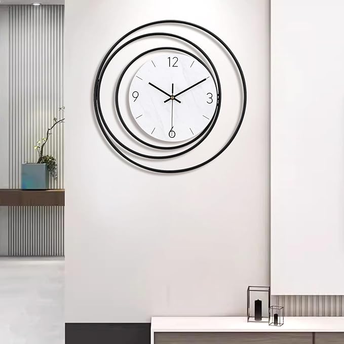 Dankeit Decorative Wall Clock, Silent Non-Ticking Quality Quartz Movement