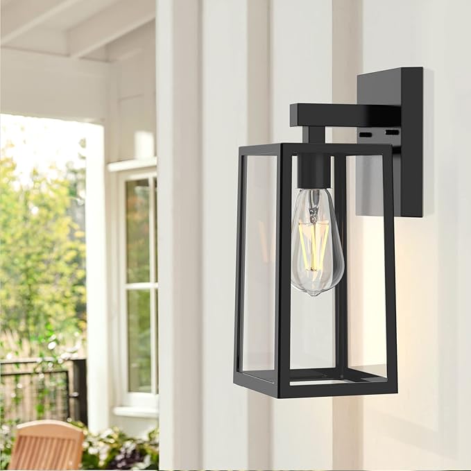 MAXvolador Outdoor Wall Sconce, Large Exterior Waterproof Wall Lantern Light