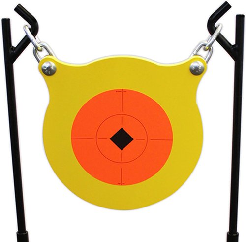 AR500 Steel Shooting Gong Target - 9.5" Diameter Birchwood Casey Boomslang with Stand & Hardware