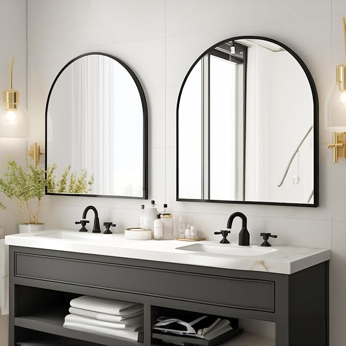 XRAMFY Arched Bathroom Mirror 32" x 34"