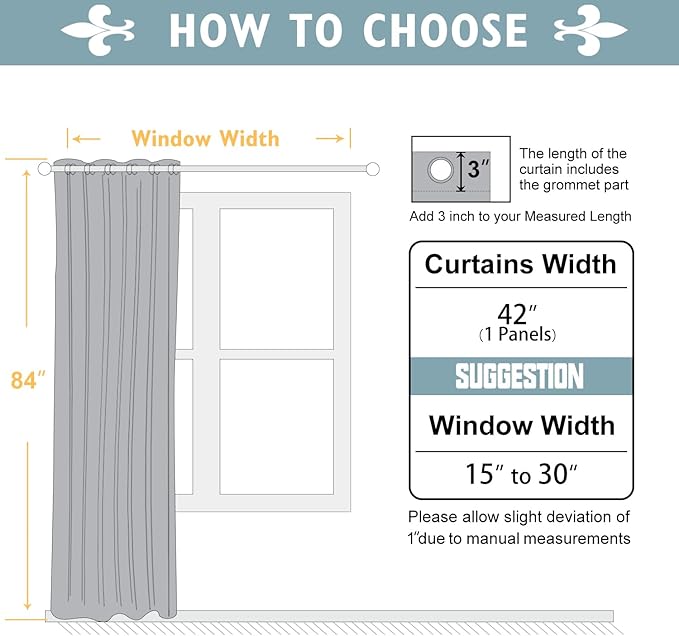 ChrisDowa Grommet Blackout Curtains