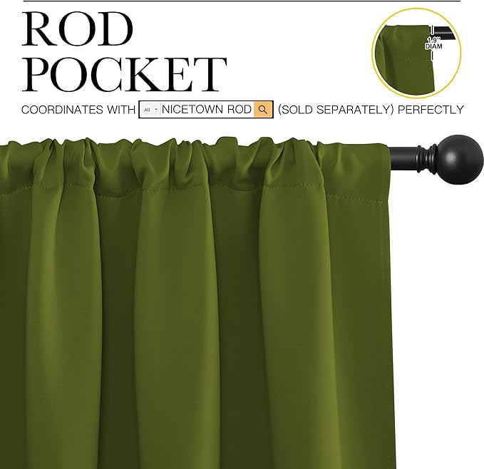 NICETOWN Window Curtains Blackout Drapes