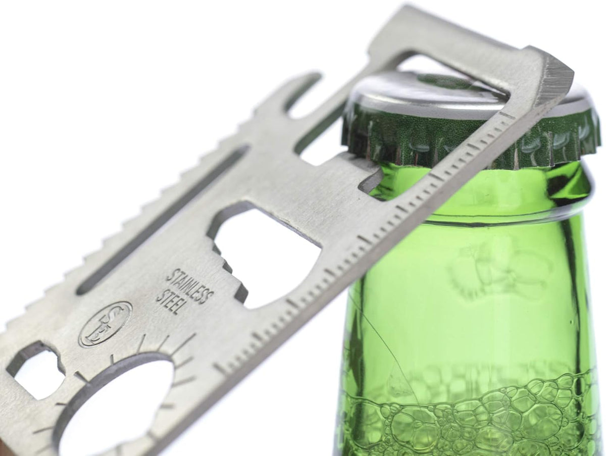 Survival Pocket Tools Set - 11-Function Stainless Steel Multi-Tool (Pack of 5) - MT908-5