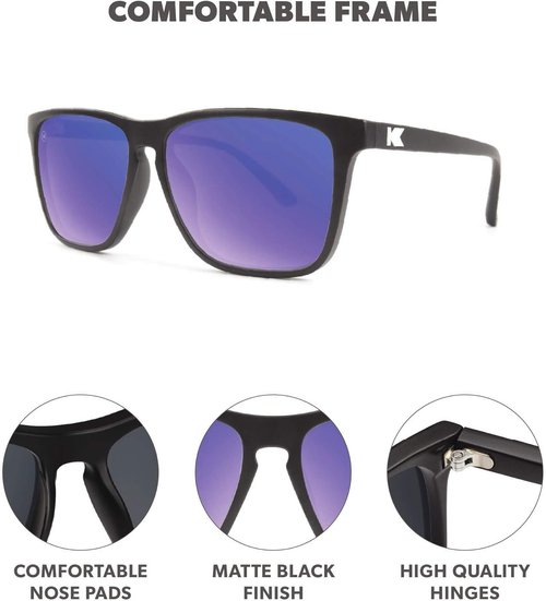 Knockaround Fast Lanes Polarized Sunglasses - Lightweight UV400 Protection for Men & Women
