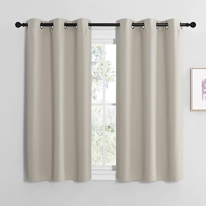 NICETOWN Kitchen Curtains for Decoration, Thermal Insulated Grommet Room