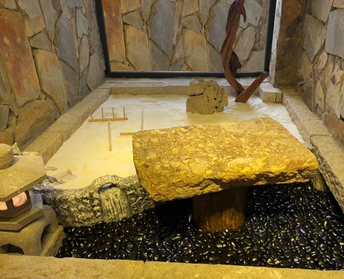 FANTIAN 10 lbs Black Rocks Pebbles for Plants, 1-2 Inch Polished Black River Rocks for Planter Garden Landscaping Vase Yard Walkway Home Décor Paving Fountain and Outdoor Decorative Stones