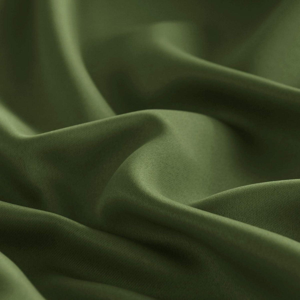 DWCN French Door Curtains – Rod Pocket Thermal Blackout Curtain for Doors with Glass Window, Kitchen and Patio Doors for Privacy, 25 X 40 Inches Long, 1 Curtain Panel with Tieback,Olive Green