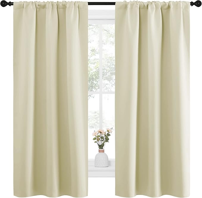 NICETOWN Bedroom Curtains for Kids Room, Window Treatment Thermal Insulated
