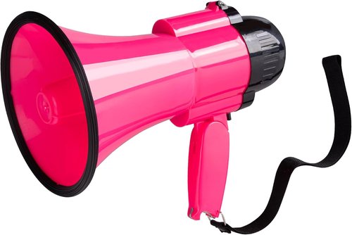 MyMealivos 30W Megaphone - Adjustable Volume Control & Siren | 800 Yards Range for Sports Events