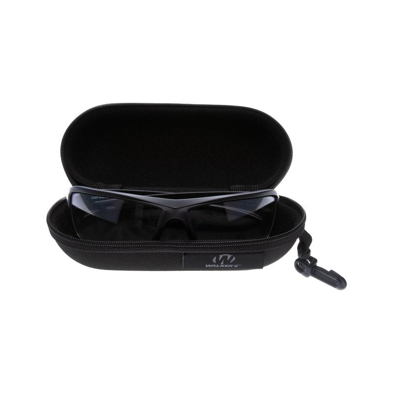 Walker's Carbine Full-Frame Shooting Glasses with Case (Clear)