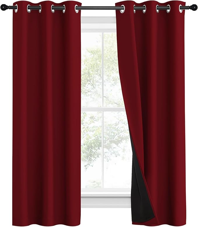NICETOWN 100% Blackout Curtains