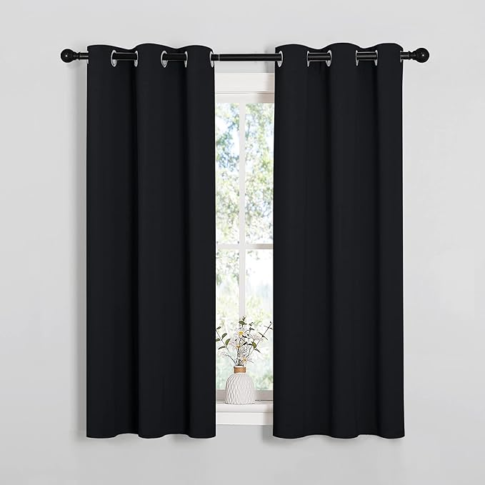 NICETOWN Blackout Draperies Window Curtain Panels, Autumn/Winter Thermal