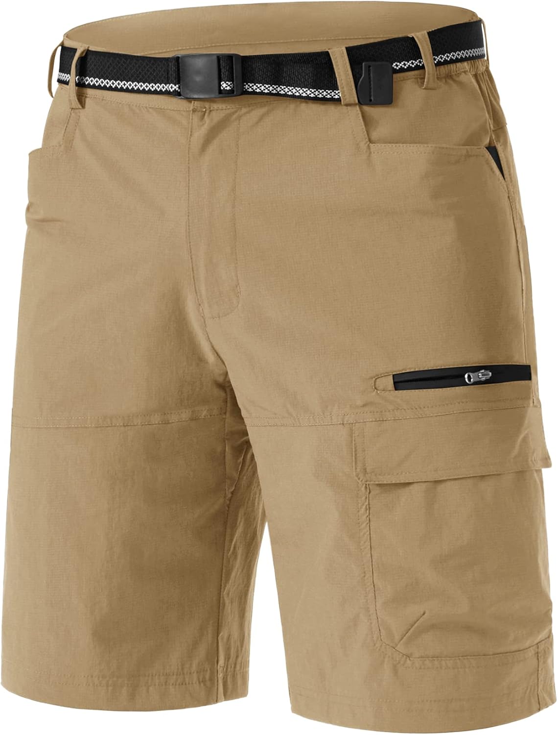 TACVASEN Men's Quick-Dry Cargo Shorts - Water-Resistant for Outdoor Activities | Casual Golf & Hiking