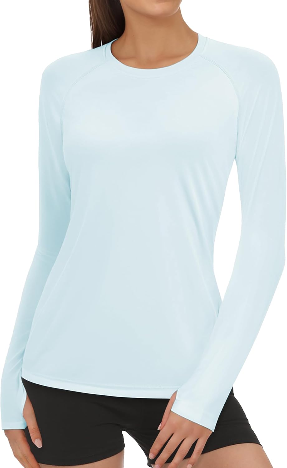 Skiennix Women's UPF50+ Rash Guard - Long Sleeve UV Protection Quick Dry Shirt for Hiking & Swimming