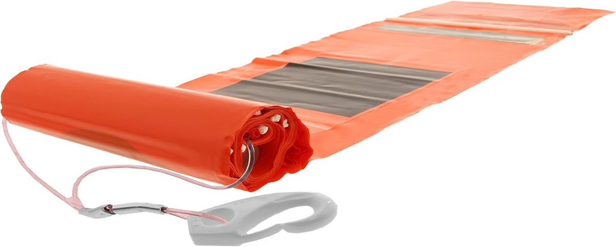 Portable Survival Tool - Lighted Streamer for Land, Sea & Snow Rescue, Day or Night