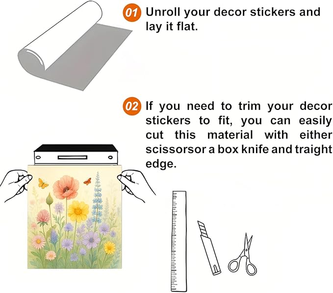 Dishwasher Magnet Cover 23x26 in Colorful Floral Magnetic Dishwasher Cover for Kitchen Appliance Decoration Front Panel Sticker Rustic Art Skin Panel Home Decor Decal
