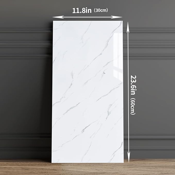 Haimin Wall Panels Peel and Stick 10 Pieces 23.6x11.8in Lightweight Backsplash