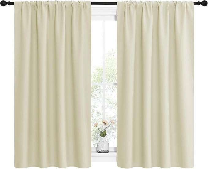 NICETOWN Kitchen Curtains, Short Blackout Curtains & Drapes, Home Decoration