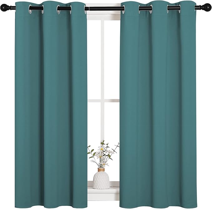 NICETOWN Bedroom Curtain Panels Blackout Draperies, Thermal Insulated Solid