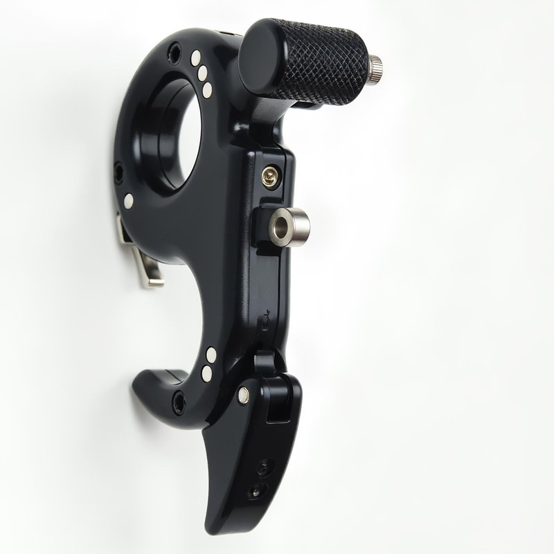 sntxmy Bow Release for Compound Bow, Archery Release Aids, Compound Bow Trigger Release, Button Thumb Release. (2 or 3 Finger Bow Release, Black)