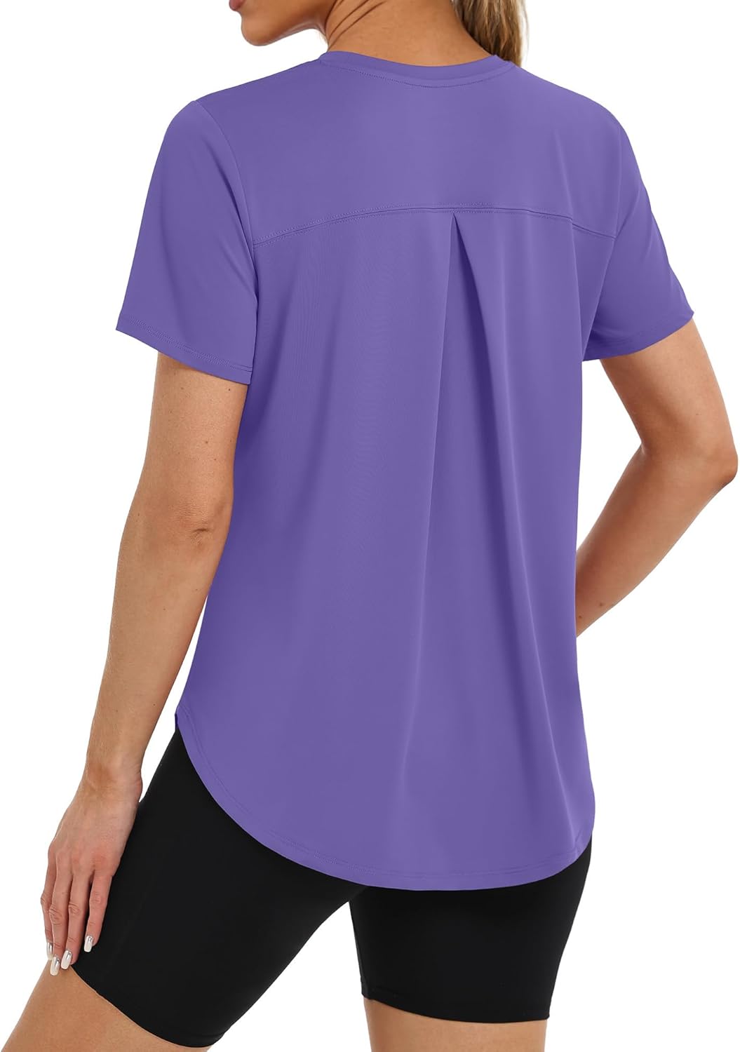 BKRIVE Women's Workout Tops - Lightweight Quick-Dry Hiking & Running Shirts | UPF 50+ (S-3XL)