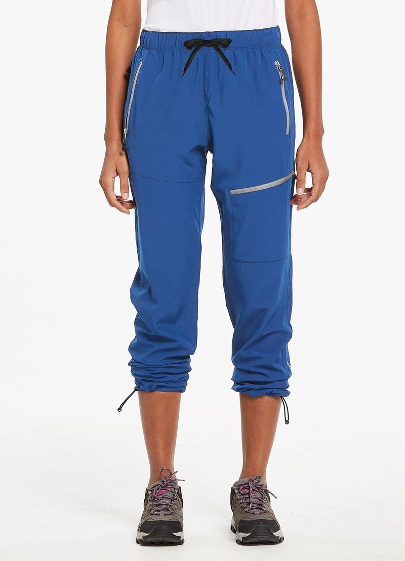 baleaf Travel Pants Women Hiking Long Tall Lightweight Quick Dry Water Resistant Cargo Pants 31'' Trip 31''-Bayou Blue S