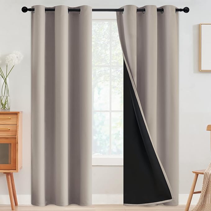 SimpleHome 100% Blackout Curtains