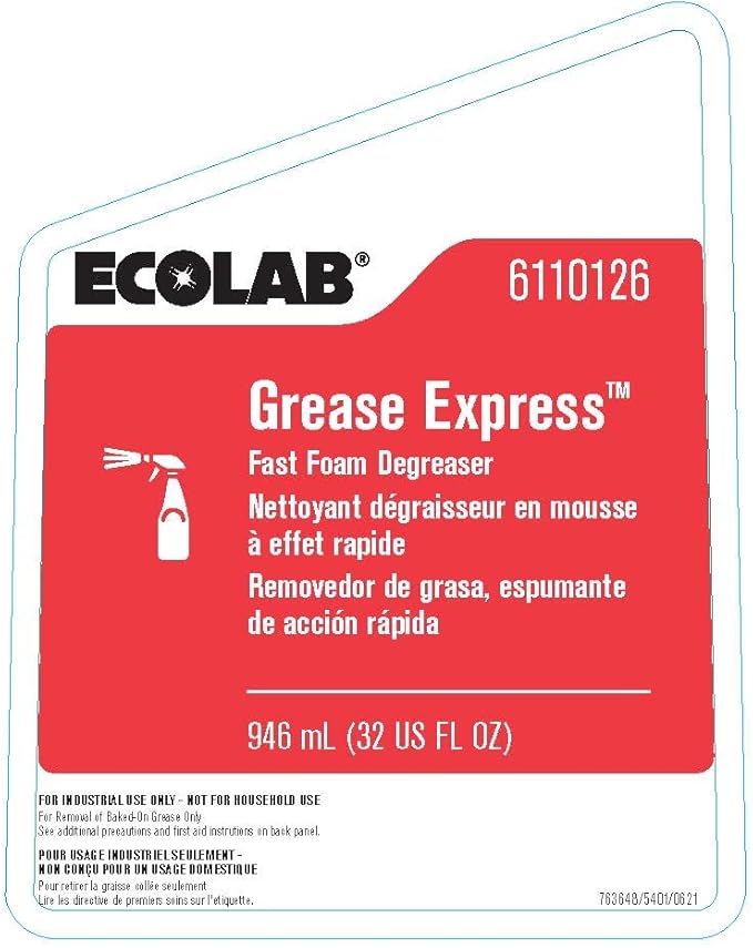 Ecolab Grease Express™ Fast Foam Degreaser