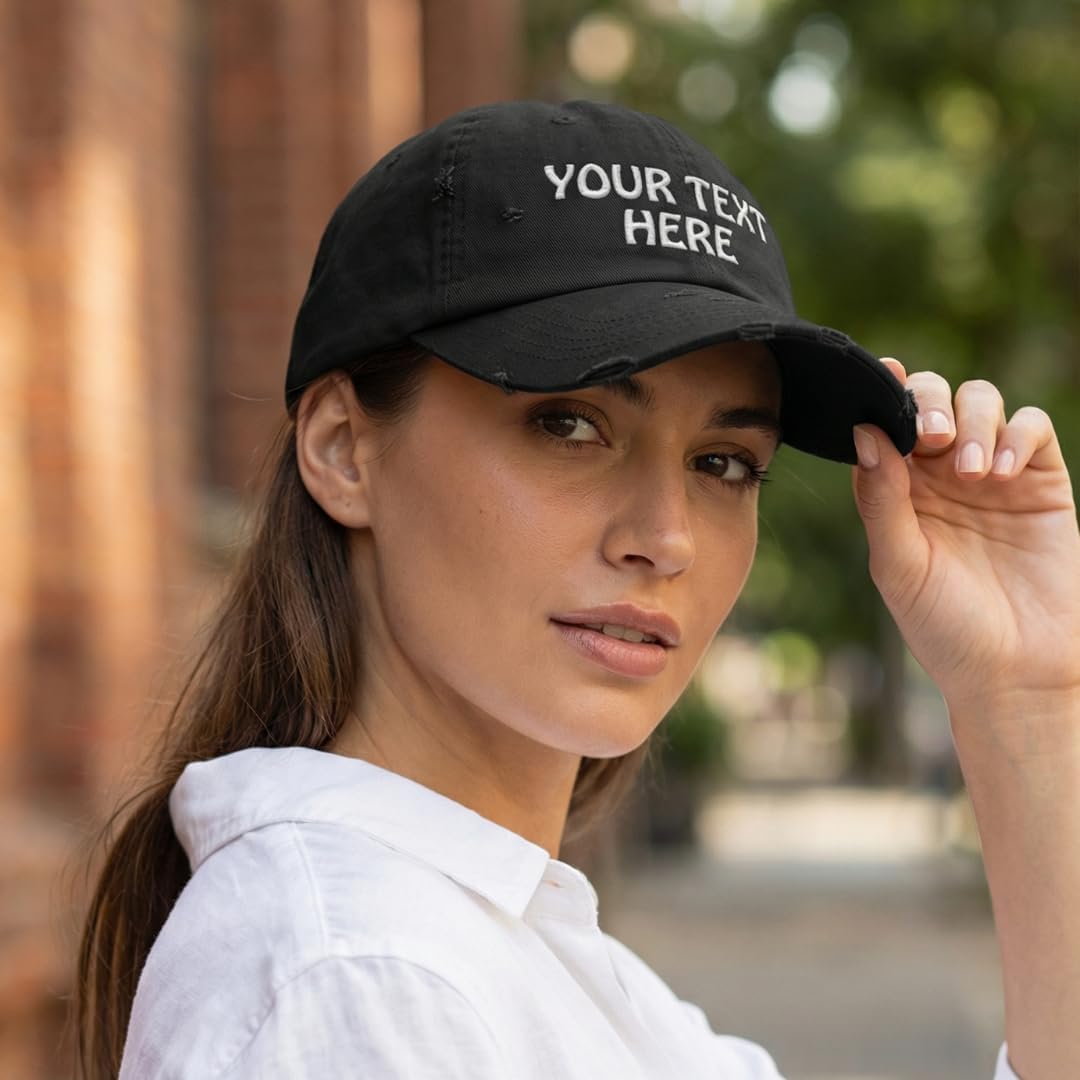 Skiennix Soft Baseball Cap - Custom Cotton Dad Hat for Men & Women | Personalized Text Option